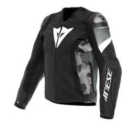 Dainese | Avro 5 Giacca di Pelle | Nero Bianco Antracite