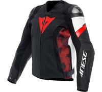 Dainese Avro 5, giacca in pelle 56 male Nero/Rosso/Bianco