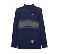 Dainese Awa Zip 3 Maglia da MTB, Uomo, Nero-Iris/Giallo-Tender, L