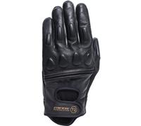 DAINESE - Blackjack 2 Gloves, Guanti da Moto in Pelle, Stile Vintage, Uomo, Nero/Nero, XL