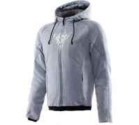 Dainese Bovisa, felpa con cappuccio e zip 52 male Grigio/Nero/Bianco