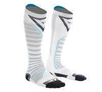 DAINESE CALZE MOTO DRY LONG SOCKS TRASPIRANTI WHITE BLACK BLUE