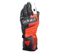 Guanto Lungo CARBON 4 LONG LEATHER Nero Rosso Fluo - DAINESE - UE: 2XL