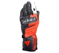 Dainese Carbon 4, guanti lunghi XL male Nero/Rosso Fluo/Bianco