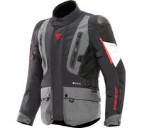 DAINESE Carve Master 4 Gore-Tex Giacca da Moto Impermeabile, Nero/Grigio/Rosso, 52