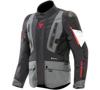 DAINESE Carve Master 4 Gore-Tex Giacca da Moto Impermeabile, Nero/Grigio/Rosso, 58