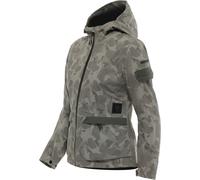 Dainese Centrale Camo, giacca tessile impermeabile donna 50 female Grigio Chiaro/Grigio