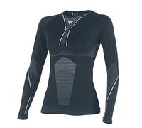 Dainese-D-CORE DRY TEE LS LADY, Nero/Bianco, Taglia XS/S