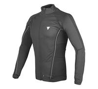 Dainese-D-CORE NO-WIND THERMO TEE LS, Nero/Antracite, Taglia M