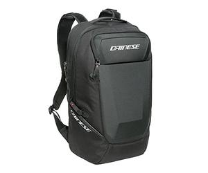 Dainese - D-Essence Backpack, Zaino Moto Nero, Zaino da Viaggio da 22.2L, Pratico, Capiente e Leggero, da Ufficio, Scuola, Lavoro con Tasca per PC Portatile, Unisex