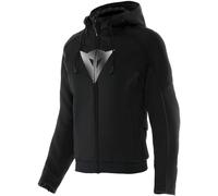 DAINESE - Daemon-X Safety Hoodie Full Zip Wmn, Felpa con Zip e Cappuccio, Fodera Interna in Pile, Donna, Nero, 40