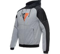 DAINESE DAINESE - Giacca Daemon-X Safety Melange-Grigio / Nero / Rosso Fluo 56