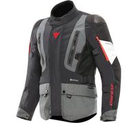 DAINESE Carve Master 4 Gore-Tex Giacca da Moto Impermeabile, Nero/Grigio/Rosso, 62