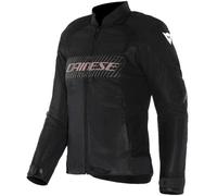 DAINESE - Herosphere Air Tex Jacket Wmn, Giacca Moto in Tessuto, Ventilata e Estiva, Donna, Nero/Bianco/Pesca, 46