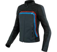 Giacca In Pelle Dainese LOLA 3 LADY Nero Ebony Rosso Blu Taglia:50