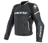 DAINESE DAINESE - Giacca Racing 3 D-Air Estiva Nero-Matt / Nero-Matt / Bianco 46