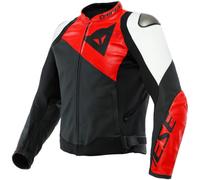 Giacca Pelle SPORTIVA Nero Rosso Bianco - DAINESE - AN: 46