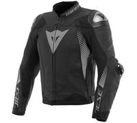 Dainese Super Speed 4, giacca in pelle 50 male Nero Opaco/Grigio