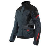 Dainese Tempest 3 D-Dry, giacca tessile donna impermeabile 42 female Grigio Scuro/Nero/Rosso