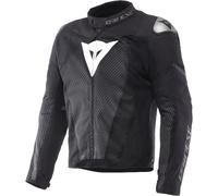 DAINESE VENTAR AIR TEX GIACCA MOTO ESTIVA SPORTIVA IN TESSUTO UOMO NERA LOGO