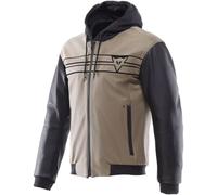 Dainese Vintedge Giacca di pelle da motociclista, nero-beige, taglia 50 per maschi
