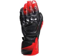 DAINESE DAINESE - Guanti Fiero Metal Nero / Rosso Lava / Bianco L