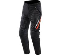 DAINESE DAINESE - Pantaloni Drake 2 Super Air Tex Nero / Anthracite / Rosso-Fluo 54