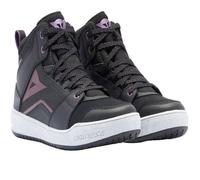 Dainese Suburb D-WP, scarpe impermeabili da donna 39 EU male Nero/Bianco/Lilla