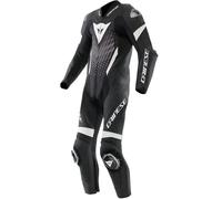 Dainese Laguna Seca 6, tuta in pelle 1pz. traforata Lungo 46 male Nero/Bianco/Grigio