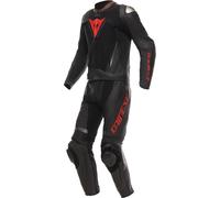 Dainese Demon Sprint, tuta in pelle 2 pezzi. 48 male Nero/Rosso Fluo