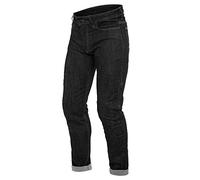 DAINESE Denim Slim Pantaloni in Tessuto motociclistica (Black,35)