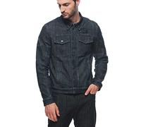 Dainese - Denim Tex Jacket, Giacca Jeans da Moto, Tessuto in Denim, Protezioni Morbide su Spalle e Gomiti, Giacca Moto da Uomo, Blu, 56