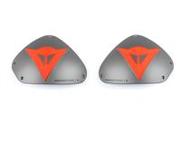 Dainese DETS, piastre per le spalle Taglia unica male Argento/Rosso Fluo