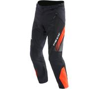 Dainese Drake 2 Air, pantaloni tessili impermeabili 46 male Nero/Rosso Fluo