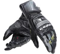 Guanti Pelle Dainese Druid 4 Black/Charcoal-Gray/Fluo Yellow Taglia:XL