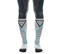 Dainese Dry Long Socks, Calze Lunghe Moto, per Uomo e Donna, Nero/Blu, 3941
