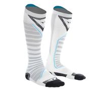 DAINESE - Dry Long Socks, Calze Termiche Lunghe per Sci e Snowboard, per Uomo e Donna, Nero/Blu, 3638