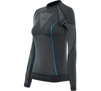 Dainese Dry LS Lady, Maglia Termica Moto, Donna, Nero/Blu, XS/S