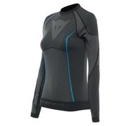 DAINESE - Dry LS Wmn, Maglia Termica Sci, Base Layer Maniche Lunghe Traspirante, Donna, Nero/Blu, M