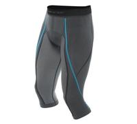 DAINESE - Dry Pants Man 3/4, Pantaloni Termici Sci, Leggings Traspiranti e Isolanti, Uomo, Nero/Blu, M