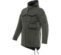 Dainese Duomo Absoluteshell Pro impermeabile Moto Tessile Giacca, verde, taglia 52 per maschi