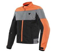 DAINESE Elettrica Air Tex Giacca tessile moto, nero/arancione, 52