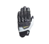 DAINESE - Ermex Gloves, Guanti Moto Estivi, Traspiranti con Inserti in Mesh, Protezioni Rigide sulle Nocche, Rinforzi in Pelle, Touchscreen, L, Nero e Verde