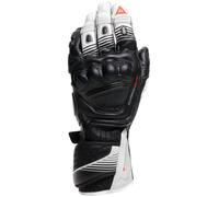 Guanti Moto Pelle Uomo Dainese FIERO Black/White/Red-Fluo Taglia:XXXL