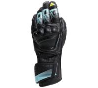 Dainese Fiero Metal Guanti da moto, nero-blu, taglia XL per maschi