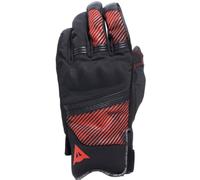DAINESE - Fulmine D-Dry® Gloves, Guanti Moto Invernali, Protezioni sulle Nocche, Guanti con Imbottitutura Termica, Touchscreen, Man, Nero/Nero/Rosso, L