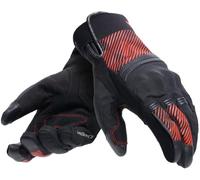 DAINESE - Fulmine D-Dry® Gloves, Guanti Moto Invernali, Protezioni sulle Nocche, Guanti con Imbottitutura Termica, Touchscreen, Man, Nero/Nero/Rosso, XXXL