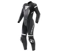 Dainese Fulminea Donna Tuta in pelle a 2 pezzi (IT48) nero, taglia 42