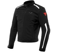 Dainese Hydraflux 2 Air D-Dry Jacket, Giacca Moto Estiva Con Fodera Impermeabile Removibile, Uomo, Nero/Bianco, 52