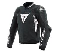 Dainese Giacca in pelle moto Super Speed 4 Leather Jacket Nero-Bianco